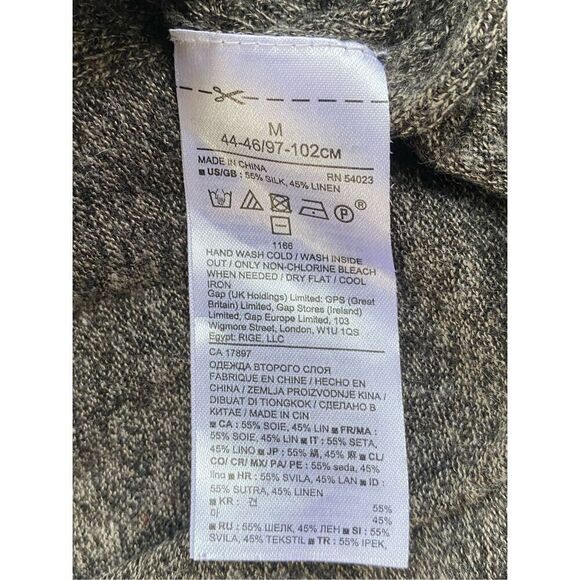 Banana Republic GUC Mens Light Sweater Luxury Silk Linen Blend Academia Normcore - Picture 5 of 5